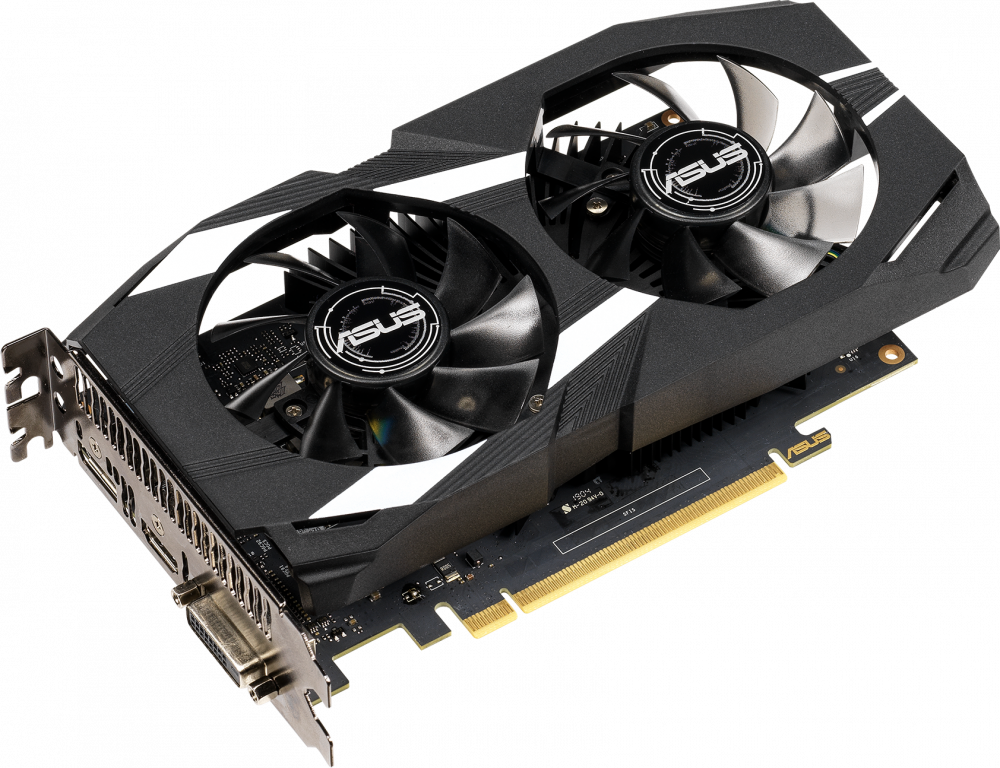 Видеокарта nVidia GeForce GTX1650 ASUS PCI-E 4096Mb (DUAL-GTX1650-O4G)