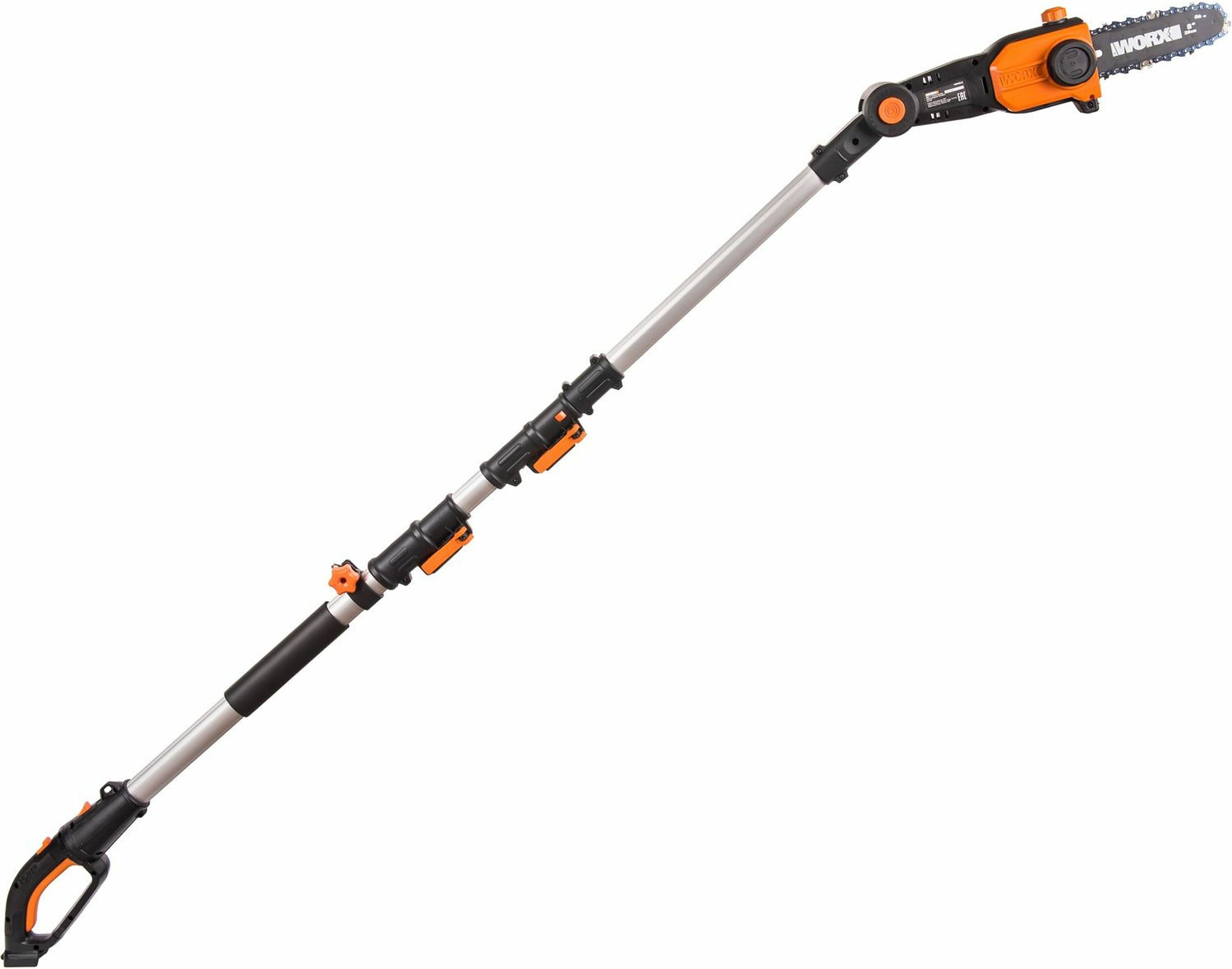 Цепная пила Аккумуляторная телескопическая WORX WG349E.9 20В 20 см без АКБ и ЗУ