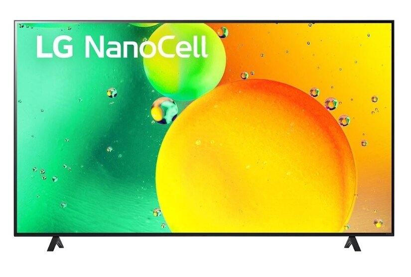 75" Телевизор LG 75NANO756QA, черный