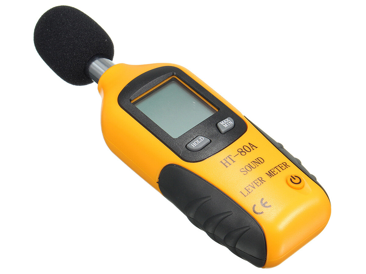 Измеритель уровня звука шумомер HT-80A - Sound Level Meter, измерить уровень шума соседей, измерить шум в квартире в подарочной упаковке