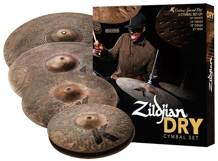 Набор из 4 -х тарелок Zildjian KCSP4681 K CUSTOM DRY CYMBAL SET - фото №1