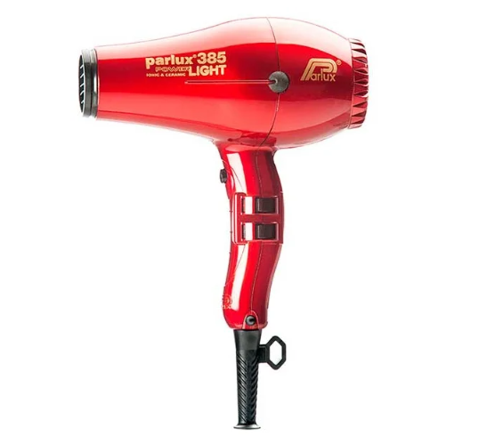  Parlux 385 PowerLight Ionic & Ceramic, red