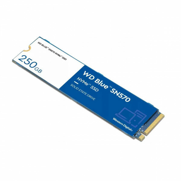 Твердотельный накопитель SSD WD Blue SN570 250ГБ M2.2280 WDS250G3B0C