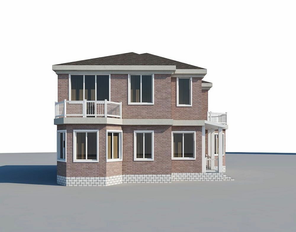 (212м2, 15х13м) Готовый проект двухэтажного дома из газобетона с эркером и террасой - AS-2029 - фотография № 7
