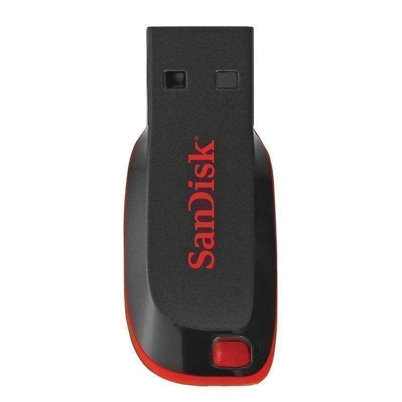 Флэш-диск 16 GB, SANDISK Cruzer Blade, USB 2.0, черный, SDCZ50-016G-B35