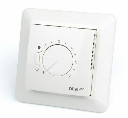Терморегулятор электронный reg 530 для систем теплого пола 16А, (+15 до +35) | код 140F1101 | DEVI (3шт.в упак.)