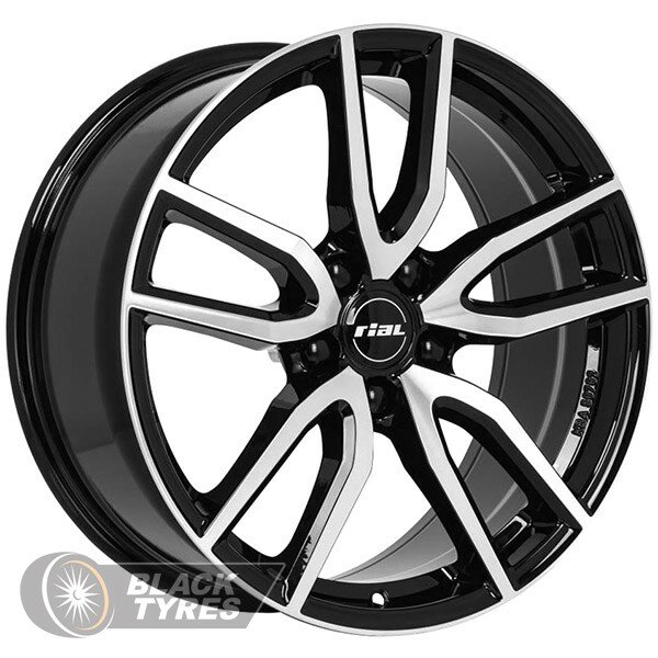 Литой диск Rial Torino 8x19/5x108 D70.1 ET48, Черные