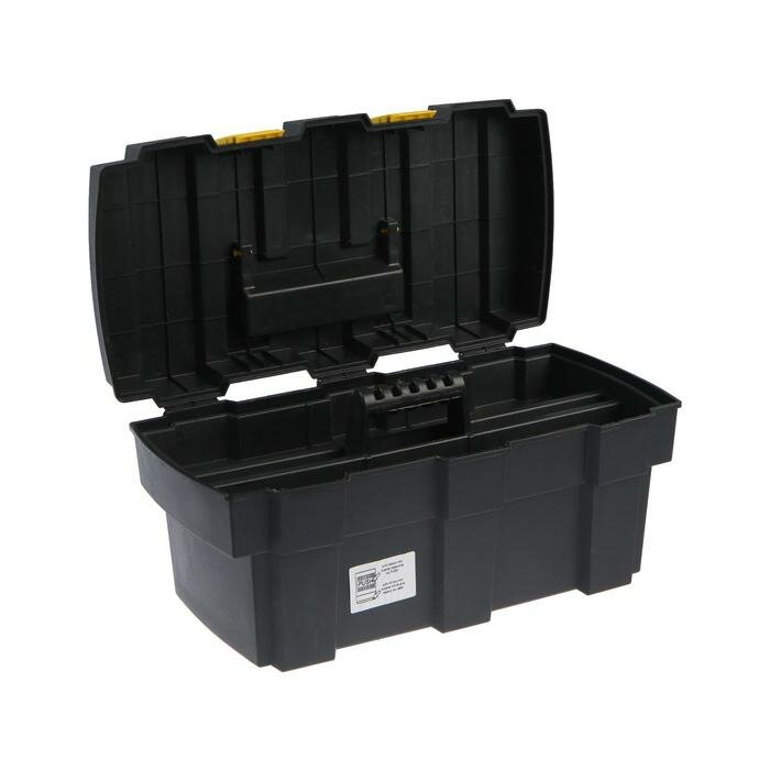Ящик для инструмента тундра, 16", 420 х 225 х 200 мм, пластиковый, подвижный лоток (1шт.) - фотография № 2