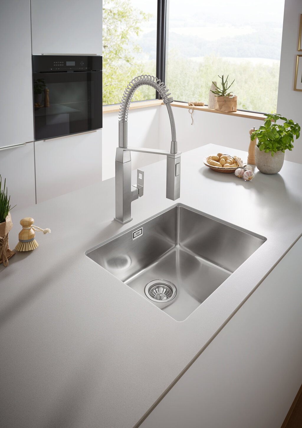 Мойка кухонная Grohe K700 800x400x200, нержавеющая сталь 31580SD1 - фотография № 7