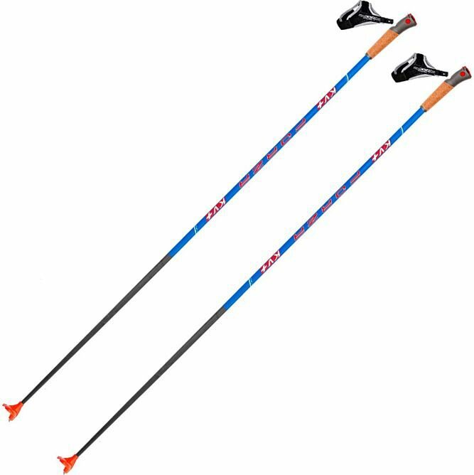 Палки лыжные KV+ Forza Blue Clip XC-Pole, 22P016B (Палки лыжные KV+ FORZA Blue Clip xc-pole 165 cm, 22P016B)