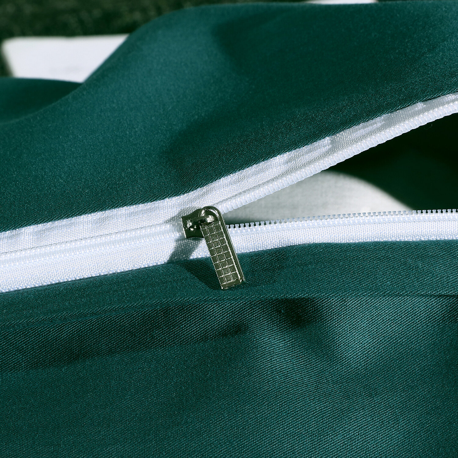 Комплект постельного белья Однотонный Сатин Элитный OCE009 - фотография № 4