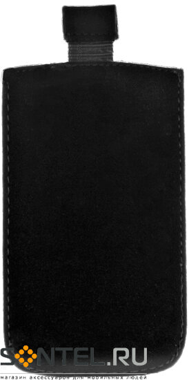 фото Пенал для телефона E L с яз. для Sony-Ericsson T650 черная замша