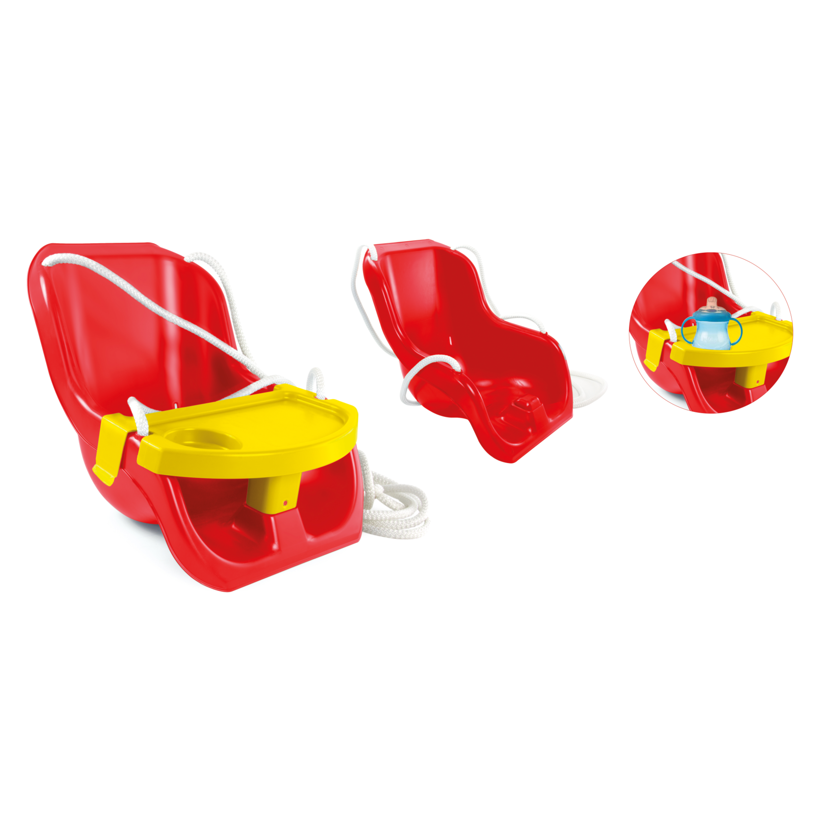 Качели детские подвесные со столиком Зебра Тойз 15-10960-МТ001 (5 шт в уп.) Красный