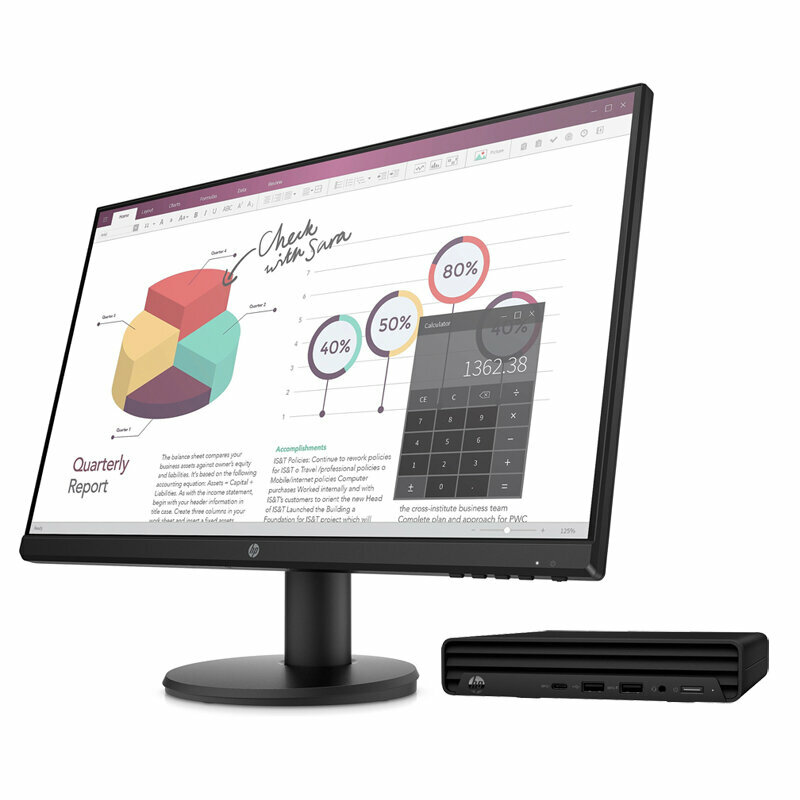 Компьютер HP 260 G4 260P2ES/Intel Celeron 5205U(1.9GHz)/4GB SSD 256GB/Windows 10 Pro