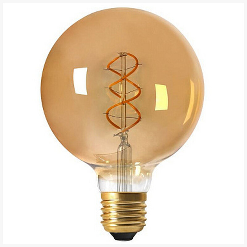 Лампа Osram Vintage 1906 LED CL GLOBE 125 FIL GOLD 25 5W/820 E27 178x125мм глоб, 4058075092136