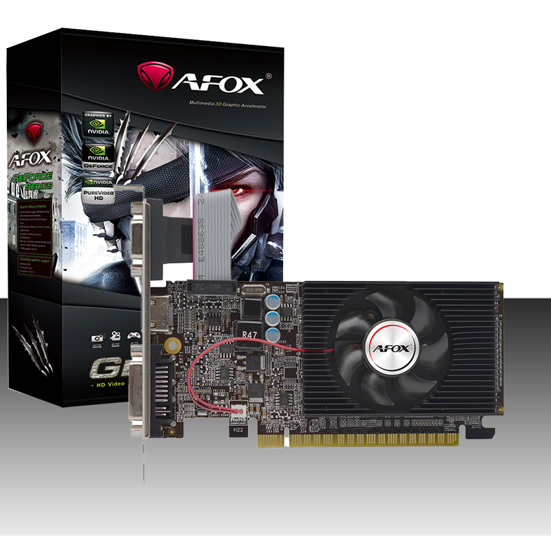 Видеокарта AFOX NVIDIA Geforce GT610 2GB DDR3 PCIE16 AF610-2048D3L7-V6