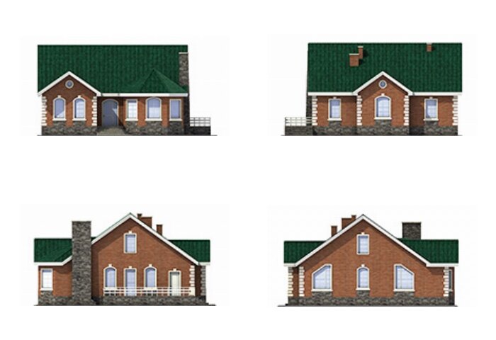 Проект дома Plans-68-42 (136 кв.м, газобетонные блоки 400 мм) - фотография № 2