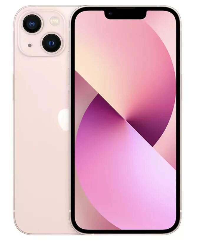Смартфон Apple iPhone 13 256 ГБ, розовый