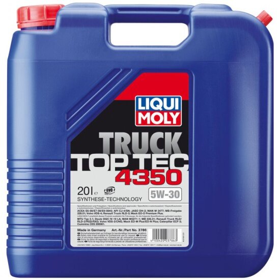 Моторное масло LIQUI MOLY Top Tec Truck 4350 5W-30, 20 л