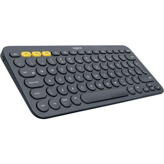 Клавиатура беспроводная LOGITECH K380 Wireless Keyboard, серый (920-007584)