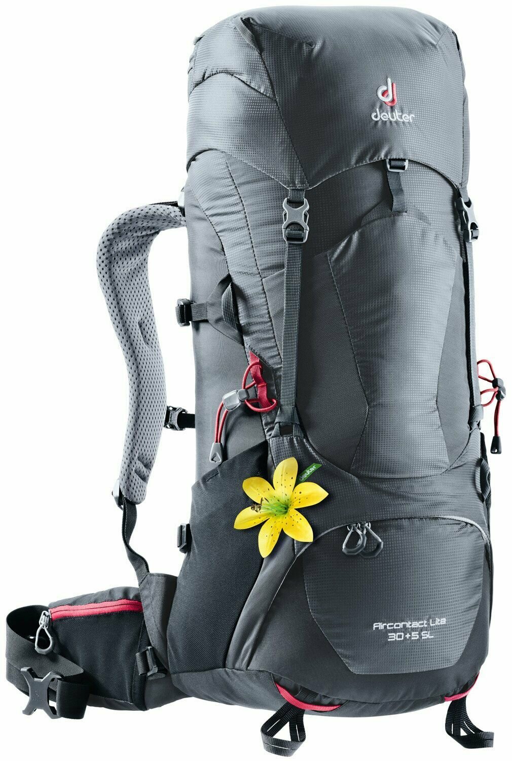 Deuter Aircontact Lite 30+5 Sl Graphite-Black - рюкзак туристический