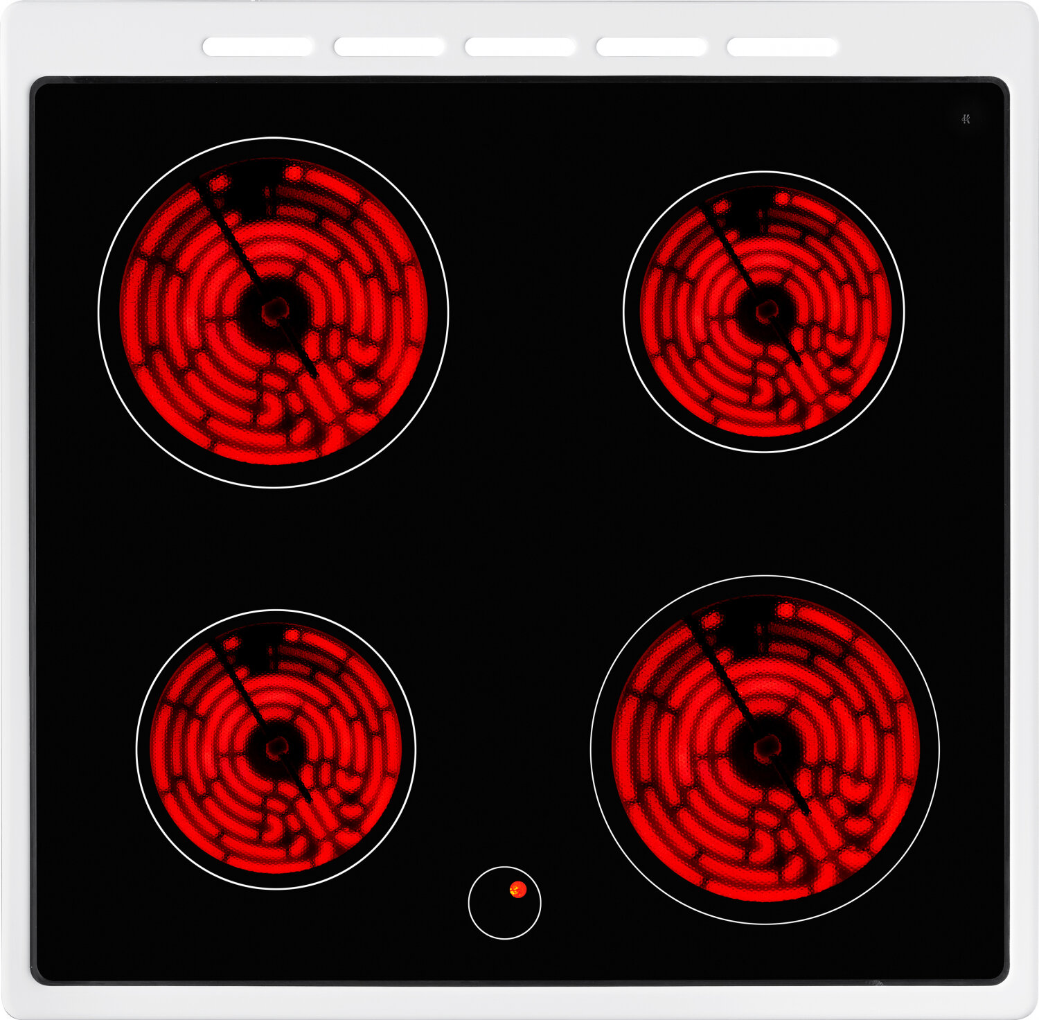 Плита электрическая Weissgauff WES E12V15 WE белый (430132) - фото №4