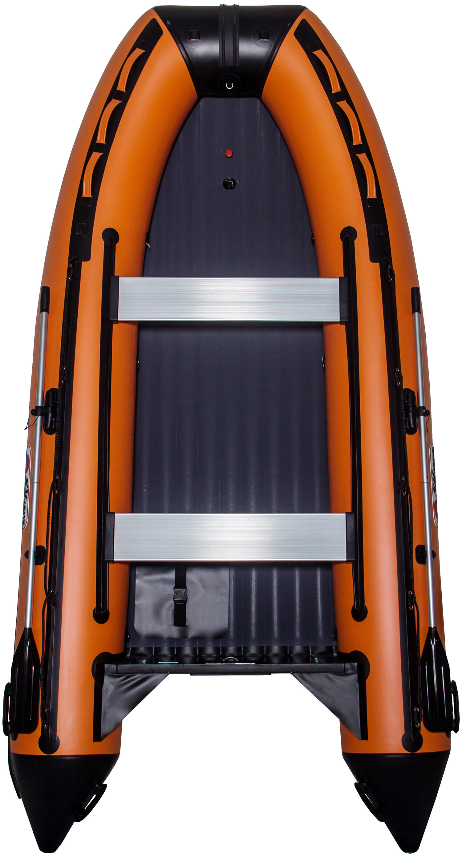 Лодка SMarine AIR MAX - 380 Оранжевый/Чёрный