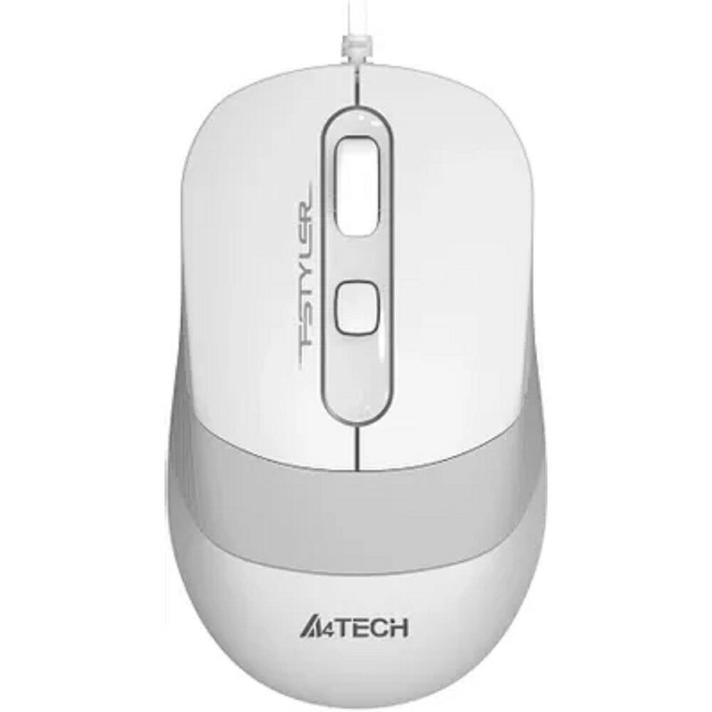 A-4Tech Мышь компьютерная A4Tech Fstyler FM10S белый серый 1600dpi USB 4but