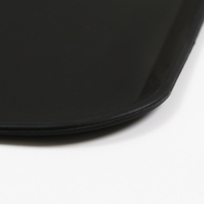 Коврик силиконовый под миску, 47 х 30 см, чёрный - фотография № 5