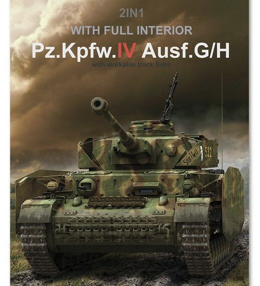 5055 Rye Field Model Танк Pz.Kpfw.IV Ausf. G/H (с интерьером)