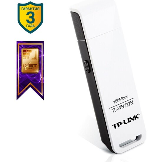 Wi-Fi  TP-LINK TL-WN727N Wireless Lite-N USB 802.11n/150 Mbps