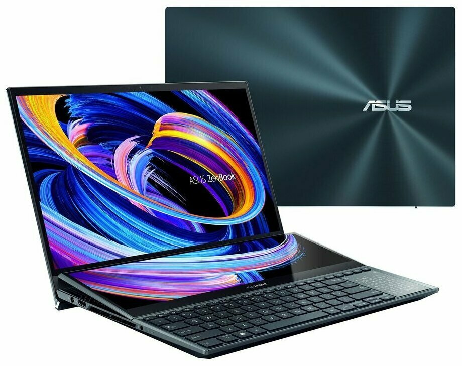 Ноутбук Asus ZENBOOK Pro Duo 15 OLED UX582Hs-H2002X 90NB0V21-M000D0 (Core i9 2500 MHz (11900H)/32Gb/1024 Gb SSD)