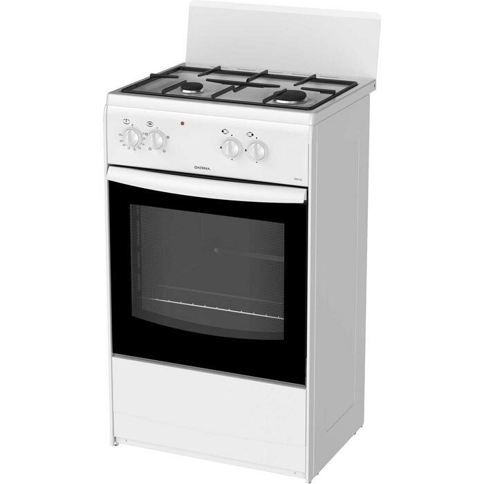 Плита Darina S KM521 300 W комбинированная 2 конфорки 45 л белая