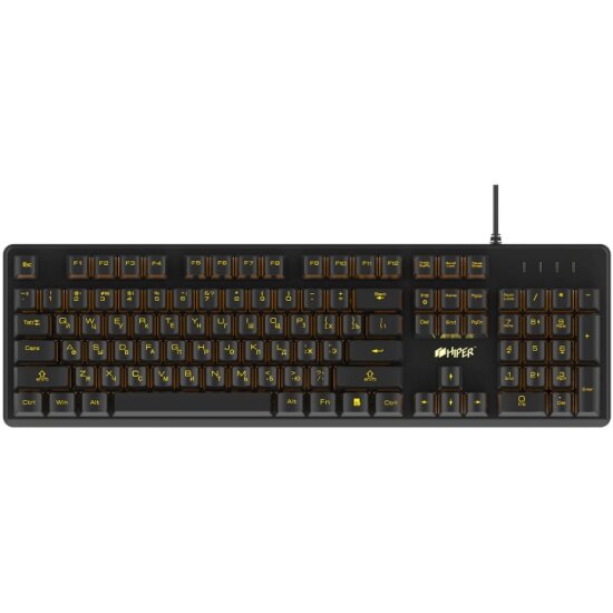 Клавиатура HIPER GK-4 CRUSADER Black (GK-4 )