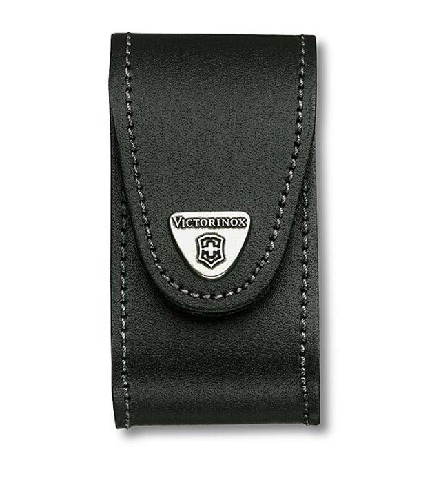 Чехол Victorinox Leather Belt Pouch кожаный черный