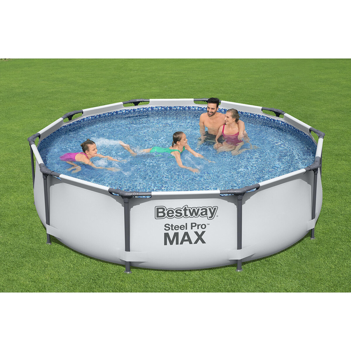 Bestway Inflatables & Material Corp Бассейн каркасный Steel Pro Max, 305 x 76 см, 4678 л