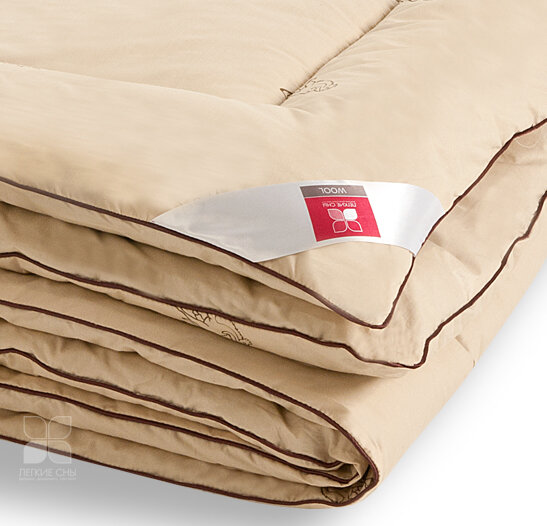 Одеяло стеганое с кантом Верби теплое Легкие сны, 140(30)02-ВШ, 140х205 см - фотография № 2