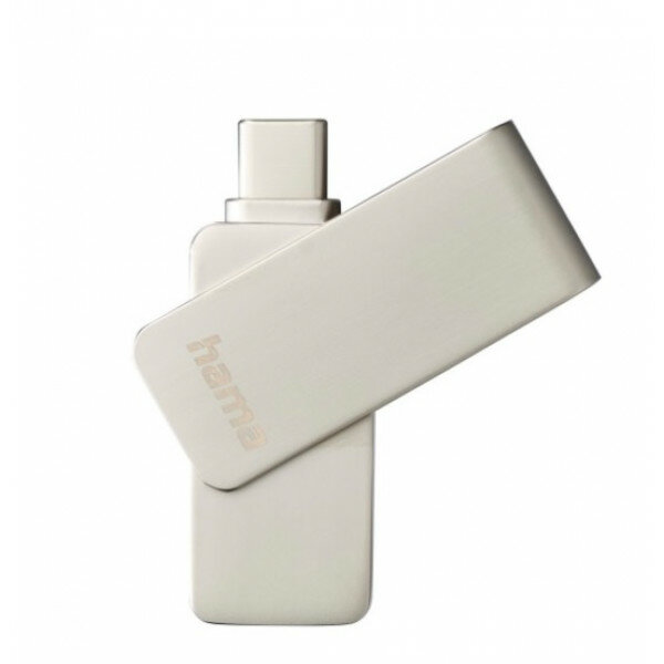 Флешка Hama "Uni-C Rotate Pro" USB-C 3.0, 64GB, 70MB/s, silver