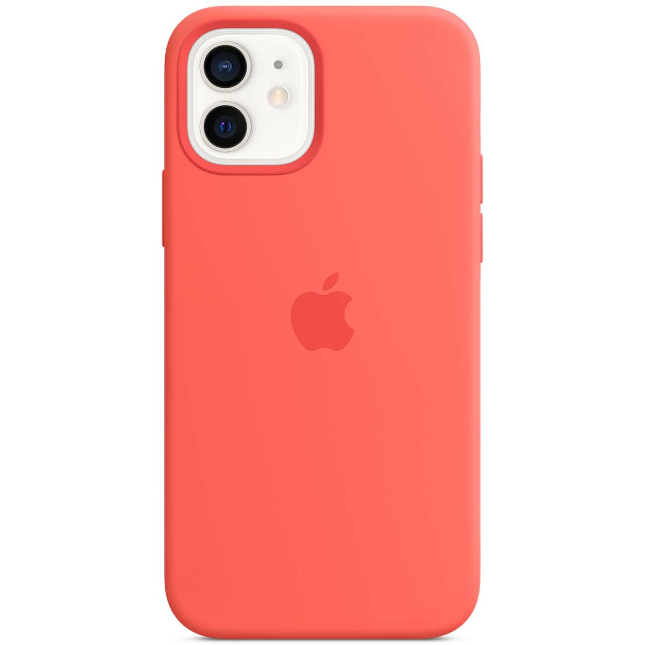 Чехол Apple iPhone 12 / 12 Pro Silicone MagSafe Pink Citrus