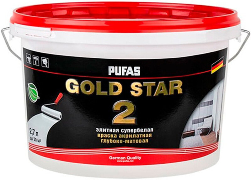 Краска акриловая PUFAS Gold Star 2