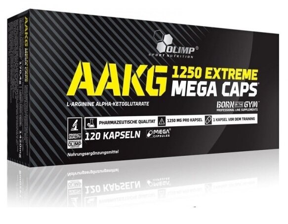 Аминокислоты Olimp AAKG Extreme 120 капсул - фото №1