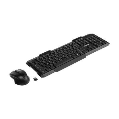 Комплект клавиатура и мышь Defender Jakarta C-805 RU, беспровод,мембран,1600 dpi,USB,чёрный Defender .