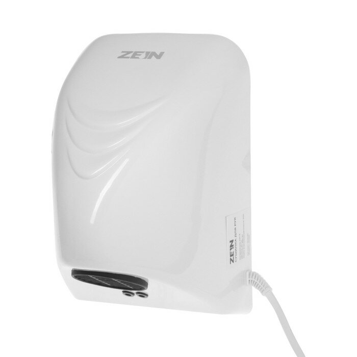 Сушилка для рук ZEIN HD226, 0.85 кВт, 140х150х215 мм, белый