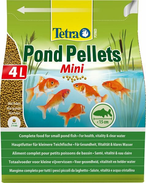 Tetra Корм Tetra Pond Pellets Mini для прудовых рыб, 4 л