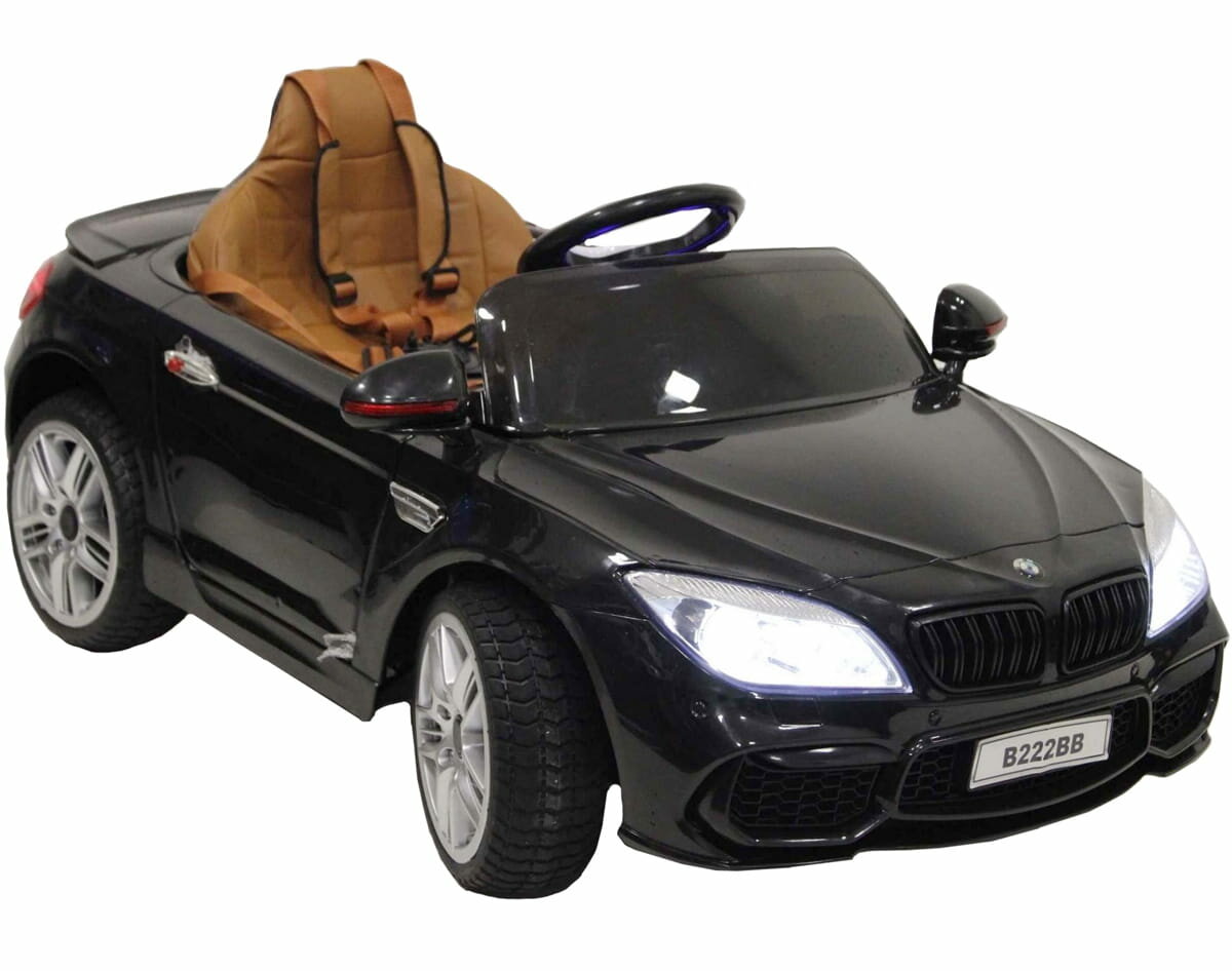 RIVERTOYS электромобиль BMW B222BB с дистанционным управлением - черный