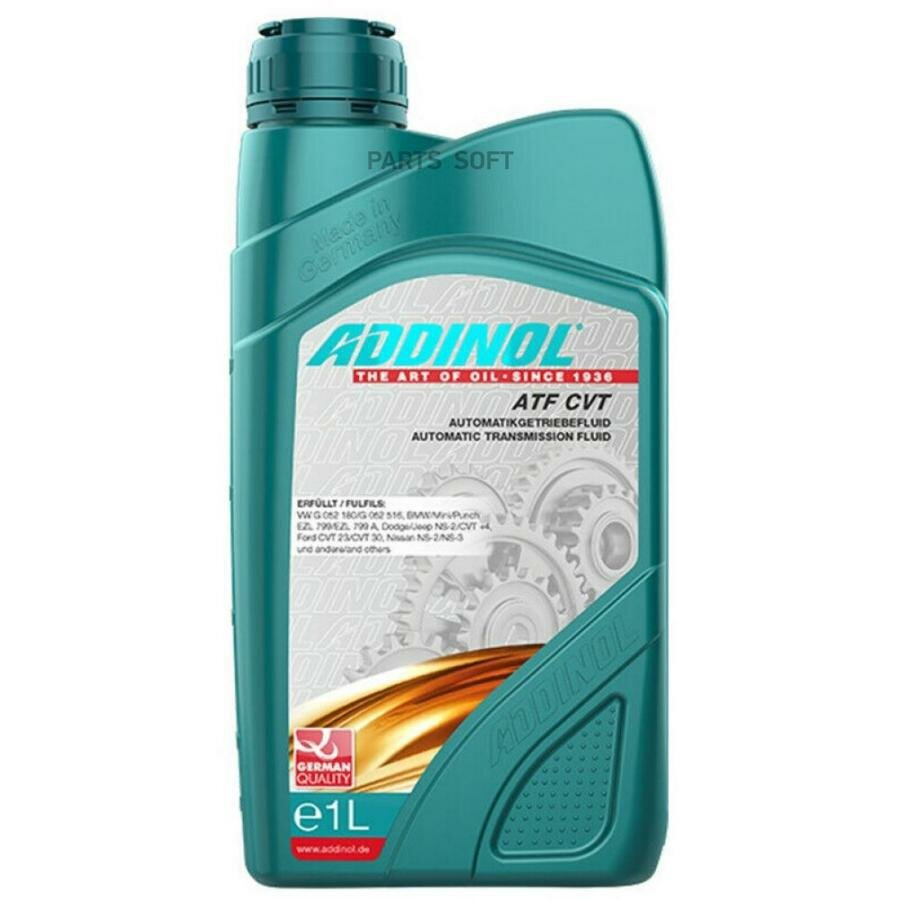 ADDINOL 4014766073082 трансмиссионное масо ADDINOL ATF CVT 1