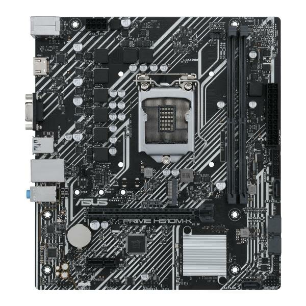 Материнская плата ASUS PRIME H510M-K Socket 1200 H510 2xDDR4 1xPCI-E 16x 1xPCI-E 1x 4xSATA III mATX Retail