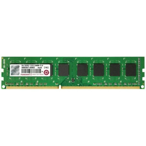 Модуль памяти Transcend DDR3 DIMM 4GB (PC3-12800) 1600MHz JM1600KLN-4G