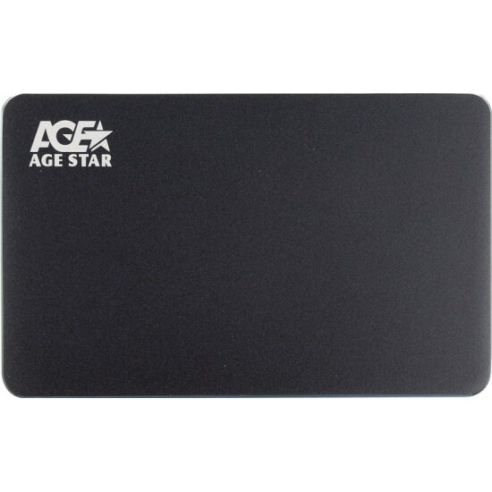 Внешний корпус для HDD AGESTAR 2.5" 3UB2AX1 алюминий черный