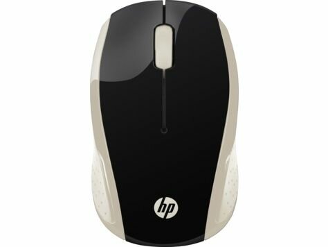 Мышь HP 200 Silk золотистый оптическая (1000dpi) беспроводная USB для ноутбука (2but)